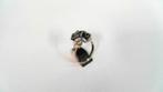 13802-8 Vintage TEKA Zilveren Ring Met 2 Zilveren Rozen, Ophalen of Verzenden, Zo goed als nieuw, 17 tot 18, Dame