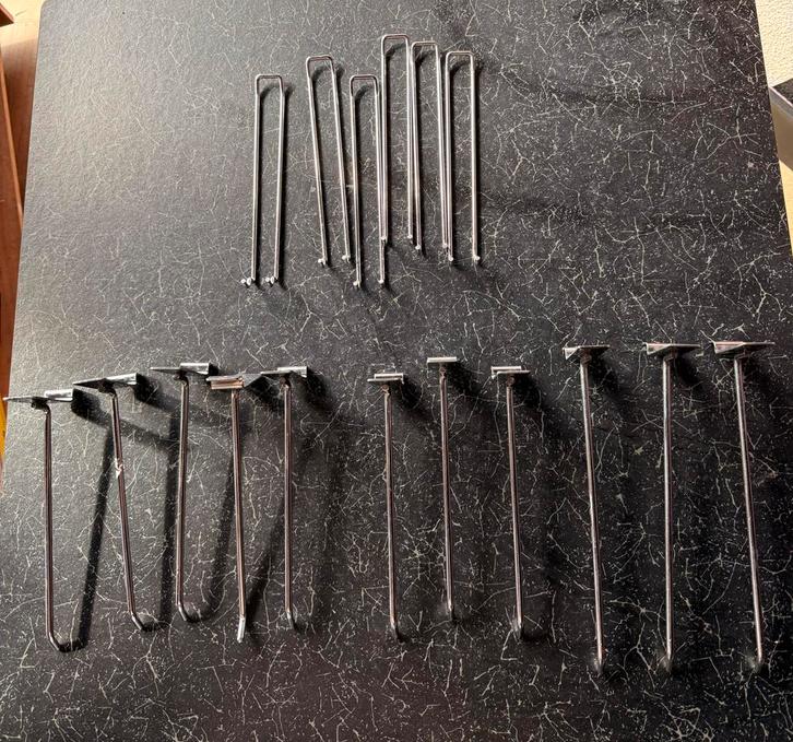 Slatwall Frontpins voor Accessoires & Sieraden, Doe-het-zelf en Verbouw, Overige Doe-het-zelf en Verbouw, Ophalen