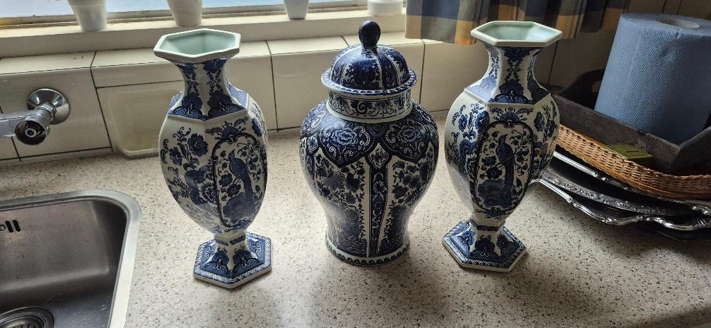 royal sphinx by boch delfts blauw kasten set, Ophalen