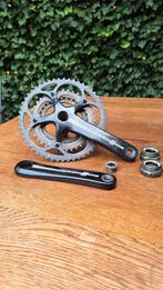 Campagnolo Athena Crankstel zwart, Ophalen of Verzenden, Gebruikt, Racefiets, Crankstel of Pedalen