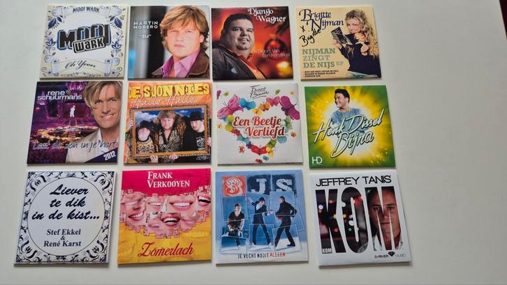 24 Nederlandstalige CD Singles - Diverse Artiesten, Cd's en Dvd's, Cd's | Nederlandstalig, Nieuw in verpakking, Levenslied of Smartlap