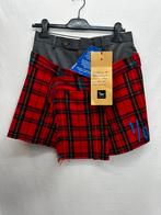 1/off paris rok M skirt checkred skirt scarf €450 remade, Ophalen of Verzenden, Zo goed als nieuw, Boven de knie