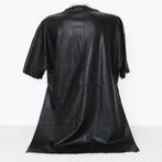 Prachtig Leather Look Eksept Kimono Vestje - 64 (S) € 30,-, Kleding | Dames, Truien en Vesten, Zwart, Ophalen of Verzenden, Zo goed als nieuw