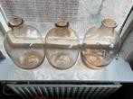 Vaas rowan - nieuw - 3 stuks - oker glas, Ophalen, Nieuw