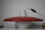 Paddenstoel UFO hanglamp vintage retro, Ophalen, Gebruikt, Design, Glas