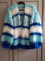 Nieuw handgemaakt mohair vest, grote maat, Blauw, Maat 46/48 (XL) of groter, Nieuw, Ophalen of Verzenden