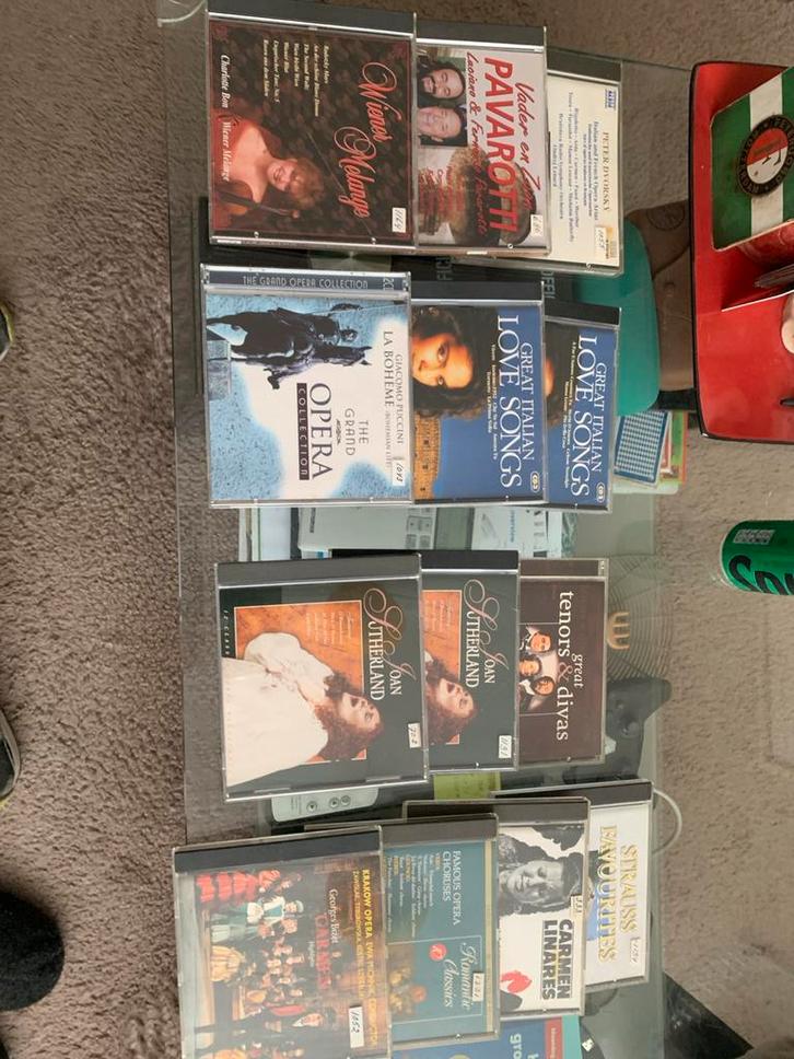 CD Collectie: Pavarotti, Sutherland, Carmen, Opera, Cd's en Dvd's, Cd's | Klassiek, Gebruikt, Opera of Operette, Romantiek, Ophalen
