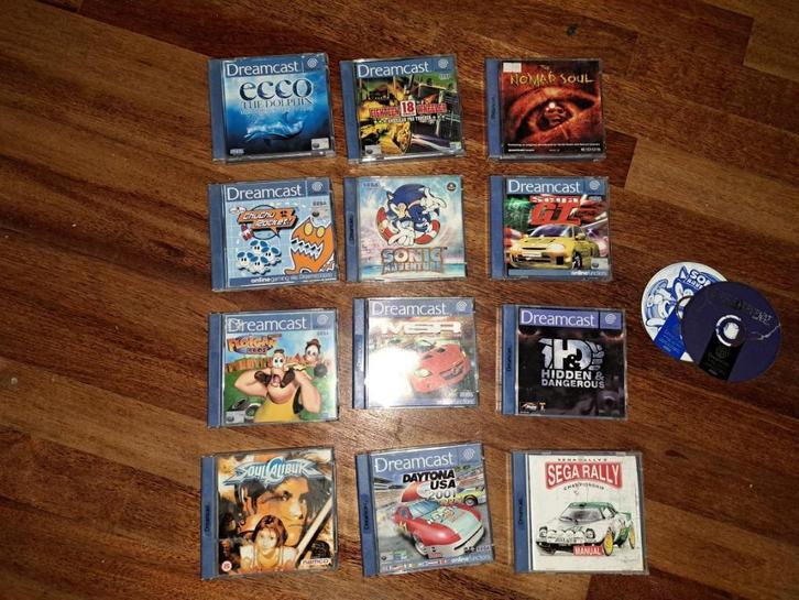 13 Dreamcast spellen, Spelcomputers en Games, Games | Sega, Zo goed als nieuw, Saturn of Dreamcast, Racen en Vliegen, 1 speler