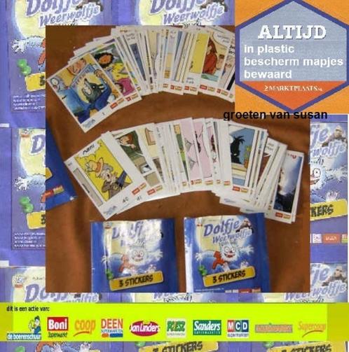 Dolfje weerwolfje stickers voor spaar stripboek (boni), Verzamelen, Supermarktacties, Overige supermarkten, Ophalen of Verzenden