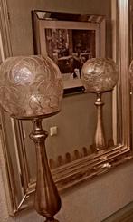 Hollywood Regency Sidetable met Spiegel, Ophalen, Gebruikt, 100 tot 150 cm, Minder dan 25 cm