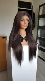 Basic Lace Pruik: Donker bruin Gemêleerd, VOL!, Ophalen of Verzenden, Nieuw, Pruik of Haarverlenging