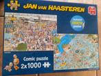 Jan van Haasteren 2x1000, Ophalen of Verzenden, 500 t/m 1500 stukjes, Zo goed als nieuw, Legpuzzel