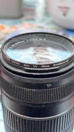 Canon EFS 55-250mm IS + UV Filter, Ophalen, Gebruikt, Telelens, Zoom