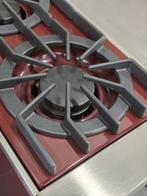 Luxe Fornuis Viking 90cm bordeaux rood 4 pits GASOVEN, Witgoed en Apparatuur, Fornuizen, Niet ingevuld, 60 cm of meer, Niet ingevuld