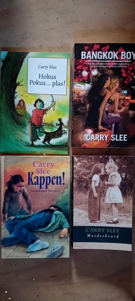 Carry slee - hokus pokus plas - moederkruid - bangkok boy, Boeken, Kinderboeken | Jeugd | 10 tot 12 jaar, Zo goed als nieuw, Ophalen