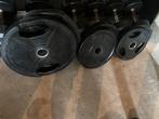 Olympische halterschijven / gewichten. 70 kilo, Sport en Fitness, Ophalen of Verzenden, Zo goed als nieuw