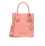 Michael Kors Mercer ExtraSmall Pebbled Leather Crossbody Bag, Ophalen of Verzenden, Nieuw, Roze, Avondtasje