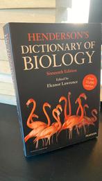 Henderson’s dictionary of Biology, Nieuw, Eleanor Lawrence, Natuurwetenschap, Ophalen of Verzenden