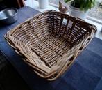 Rieten Mand - Handgemaakt, Huis en Inrichting, Woonaccessoires | Schalen en Manden, Ophalen, Zo goed als nieuw, Rond, Riet