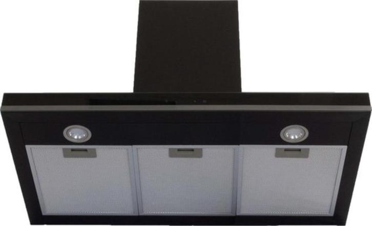 NIEUWE 90cm ZWARTE BLOKSCHOUW AFZUIGKAP voor 210,00?, Witgoed en Apparatuur, Afzuigkappen, Nieuw, Vrijstaand, Overige typen, 800 m³ per uur of meer