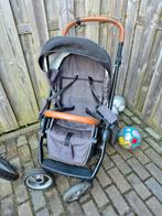 Mutsy Nomad Kinderwagen - Darkgrey met Zwart Onderstel, Gebruikt, Verstelbare duwstang, Mutsy, Ophalen