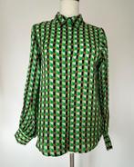 Eksept Groene blouse met grafisch patroon maat S, Verzenden, Zo goed als nieuw, Eksept, Maat 36 (S)
