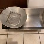 2 friet bak en frietuitschepbak, inox .alles samen, Ophalen, Zo goed als nieuw