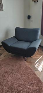 Heerlijke brede fauteuil antraciet grijs. Evt. bezorgen., Eenpersoons, 75 tot 100 cm, Ophalen of Verzenden, Zo goed als nieuw