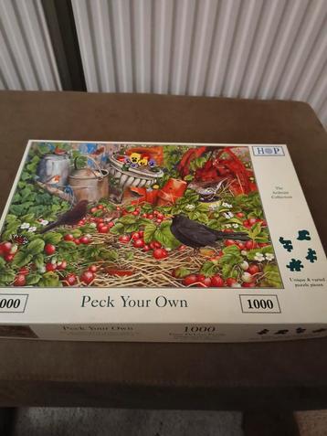 Legpuzzel HOP Peck Your Own - 1000 stukjes beschikbaar voor biedingen