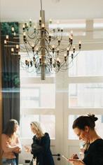 Flos 2097/50 | Gino Sarfatti | chrome | Kroonluchter, Ophalen of Verzenden, Zo goed als nieuw, Metaal, Modern