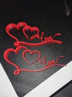 Decoratie Harten met 'Love', Huis en Inrichting, Ophalen of Verzenden