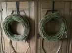 Nieuw mooie grote duizendknopp krans kransen 60 cm, Huis en Inrichting, Woonaccessoires | Kransen, Ophalen of Verzenden, Nieuw