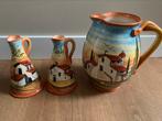 Italiaanse kannen van Ceramiche Tombelli, Antiek en Kunst, Antiek | Keramiek en Aardewerk, Ophalen of Verzenden