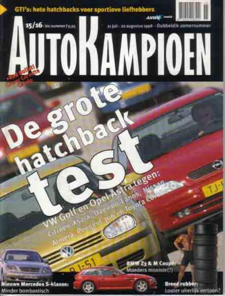 Autokampioen 15/16 1998 : Talbot Sunbeam Lotus / Ti - Mini, Boeken, Auto's | Folders en Tijdschriften, Gelezen, Algemeen, Ophalen of Verzenden