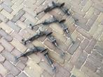 4 Stuks haakse spanklemmen 78/100, Ophalen of Verzenden
