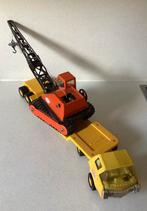 Tonka oplegger en hijskraan met rupsbanden, Ophalen of Verzenden, Gebruikt