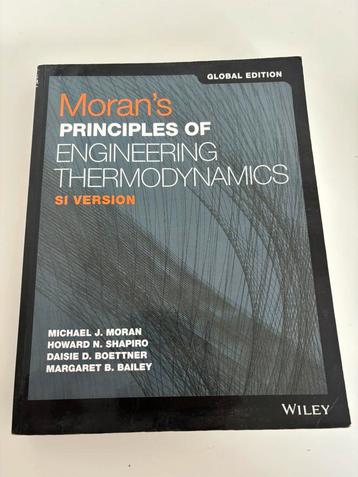 Moran's Principles of Engineering Thermodynamics beschikbaar voor biedingen
