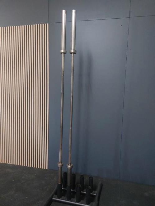 Professionele Crossmaxx halterstangen - 220cm 20kg, Sport en Fitness, Fitnessmaterialen, Zo goed als nieuw, Halterstangen, Ophalen