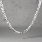 5MM zilveren rope chain, Verzenden, Zo goed als nieuw, Zilver