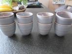 8 blauwgrijze kopjes  Cosy&Trench, Huis en Inrichting, Keuken | Servies, Ophalen of Verzenden, Zo goed als nieuw, Overige stijlen