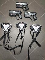 Lasergame Set - 3 Pistolen + 3 Vesten, Ophalen of Verzenden, Zo goed als nieuw