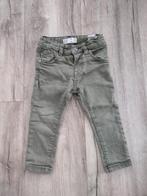 Stoere groene spijkerbroek van Zara, maat 80. Jeans khaki., Broekje, Ophalen of Verzenden, Zara, Onb