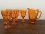 Sapset '70 oranje, Huis en Inrichting, Keuken | Servies, Ophalen, Glas of Glazen, Overige stijlen, Glas
