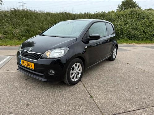 Skoda Citigo 1.0 T 44KW 2012 airco Zwart, Auto's, Skoda, Bedrijf, Citigo, Benzine, A, Hatchback, Handgeschakeld, Origineel Nederlands