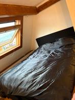 Zo goed als nieuw bed 160x200, Huis en Inrichting, Slaapkamer | Bedden, Overige materialen, Zwart, Tweepersoons, Ophalen of Verzenden