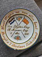 2e WO Herdenkingsbord 5 Mei 1945/ plateel gouda, Antiek en Kunst, Ophalen of Verzenden