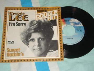 Brenda Lee    im Sorry   / Sweet nothings     beschikbaar voor biedingen
