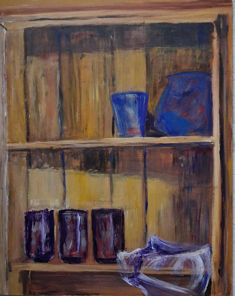 Detail kastje stilleven, Ophalen of Verzenden