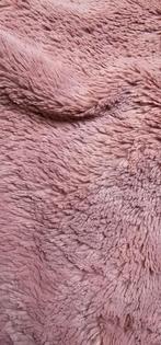 Superzachte deken sprei plaid oud roze 180 x 200, Ophalen of Verzenden, Zo goed als nieuw