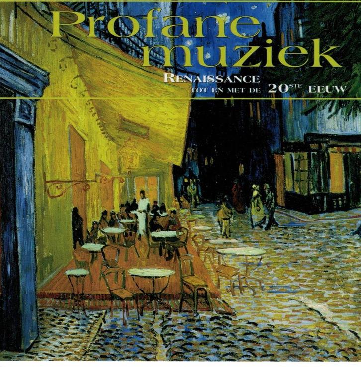 Profane muziek - van renaissance tot en met de 20ste eeuw, Cd's en Dvd's, Cd's | Verzamelalbums, Zo goed als nieuw, Klassiek, Ophalen of Verzenden